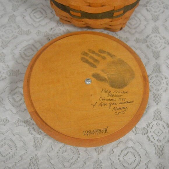Longaberger Jingle Bell Basket 1994 Edition - Picture 6 of 6